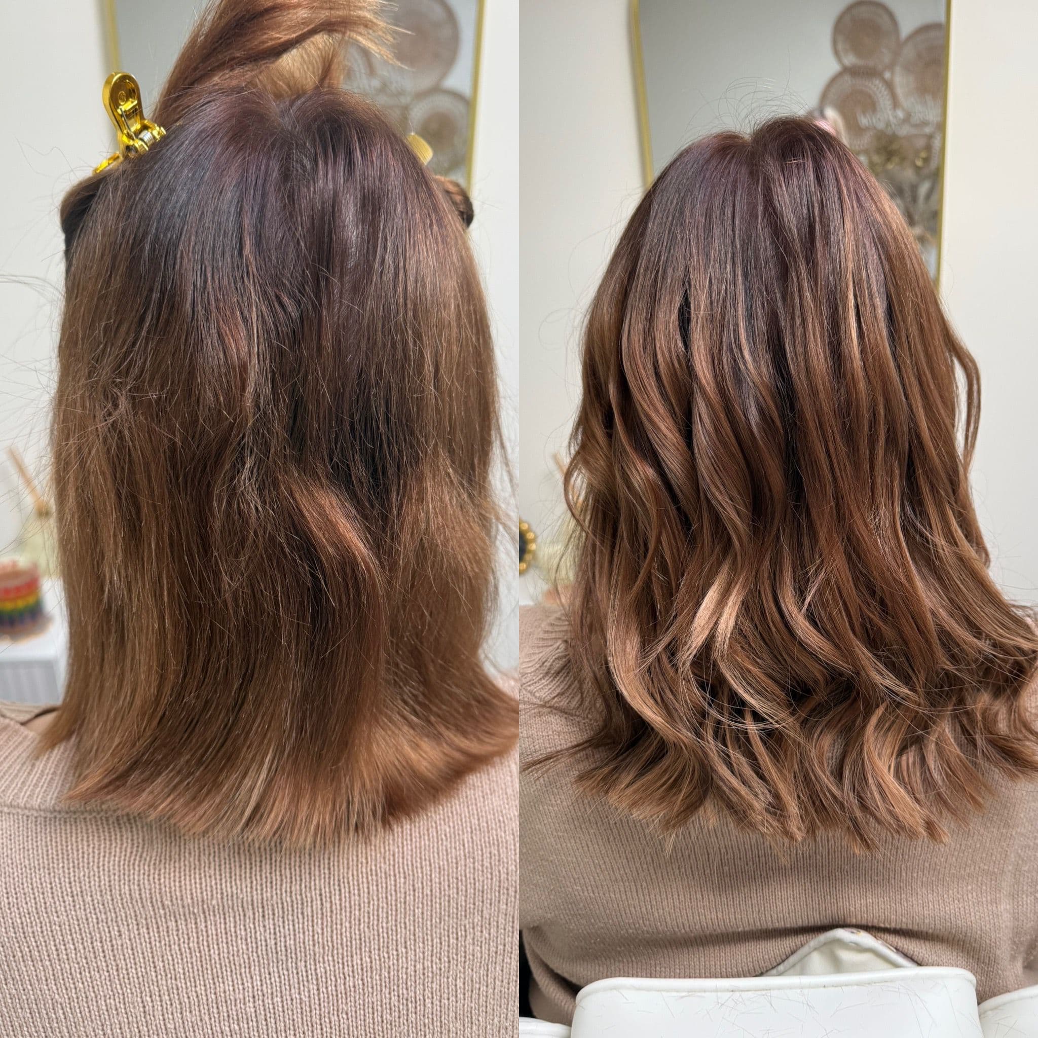Hair extensions with natural finish in Hertfordshire